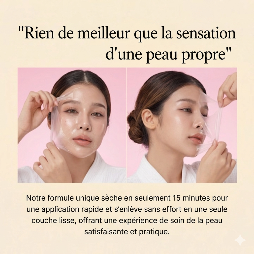 MASQUE ENVELOPPANT DE CURCUME À L'ACIDE KOJIQUE