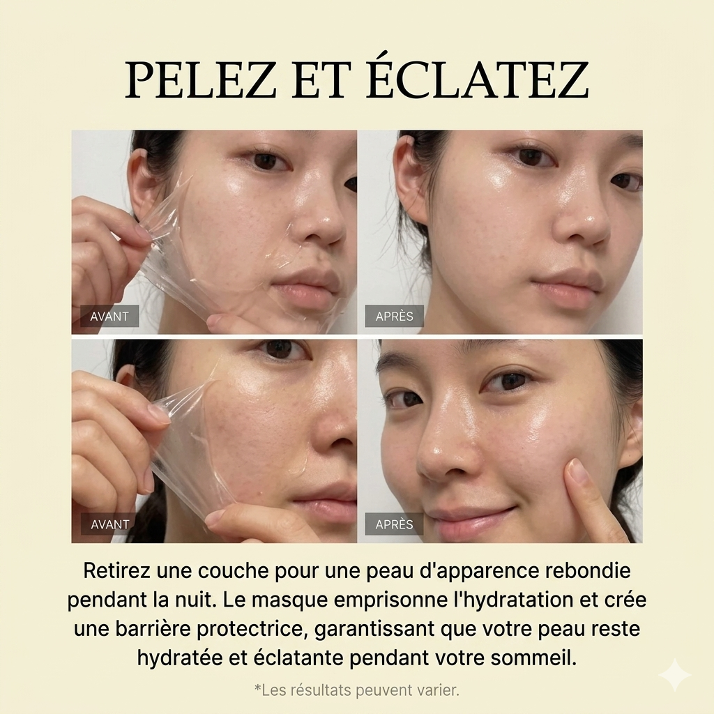 MASQUE ENVELOPPANT DE CURCUME À L'ACIDE KOJIQUE
