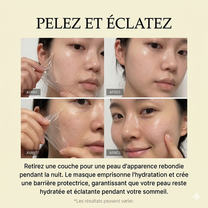 MASQUE ENVELOPPANT DE CURCUME À L'ACIDE KOJIQUE