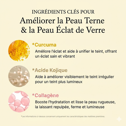 MASQUE ENVELOPPANT DE CURCUME À L'ACIDE KOJIQUE